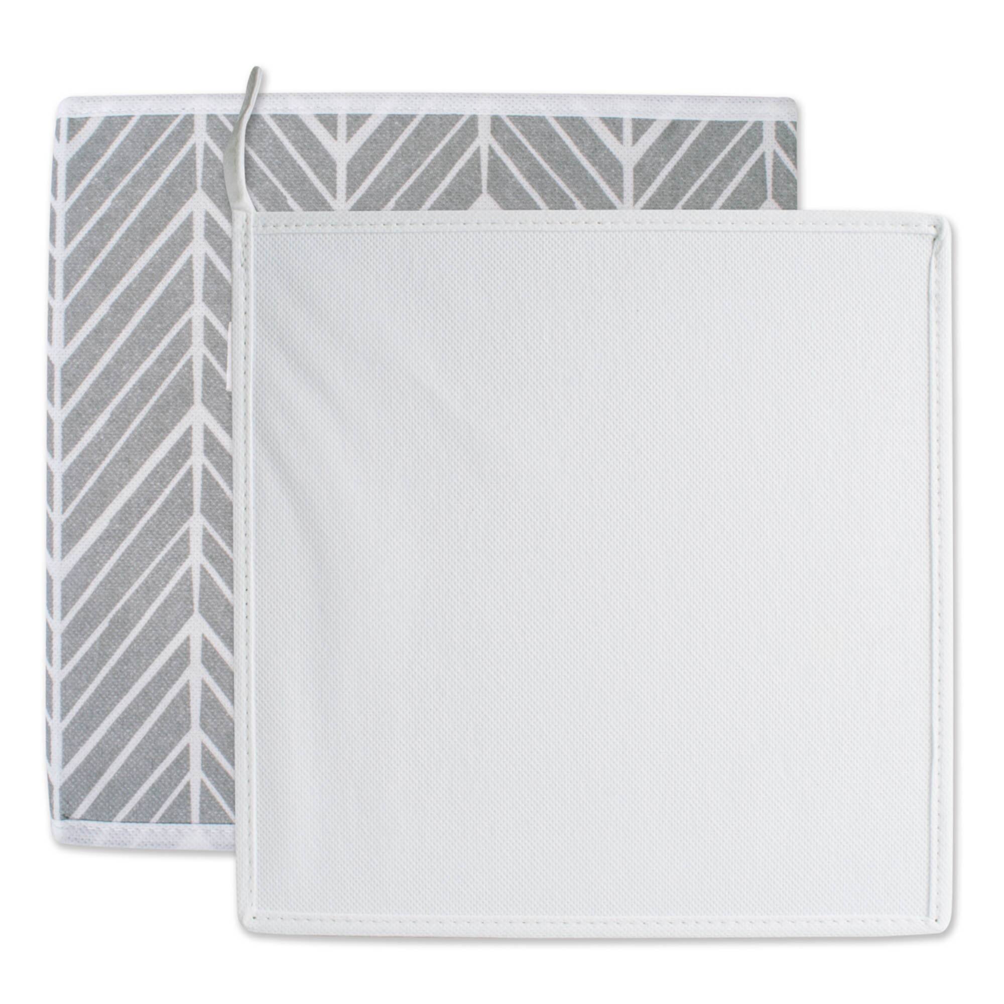DII® 11" Nonwoven Polyester Herringbone Storage Cubes